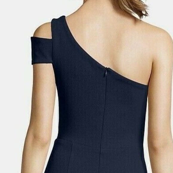 Betsy Adam's One-Shoulder A-Line Gown Size 2 - Picture 4 of 8